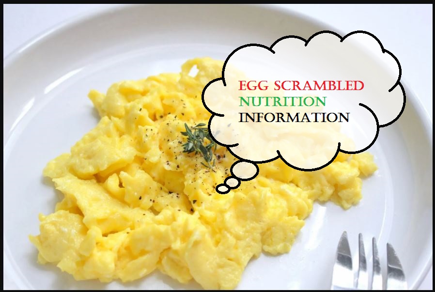 Egg Scrambled Nutrition Information
