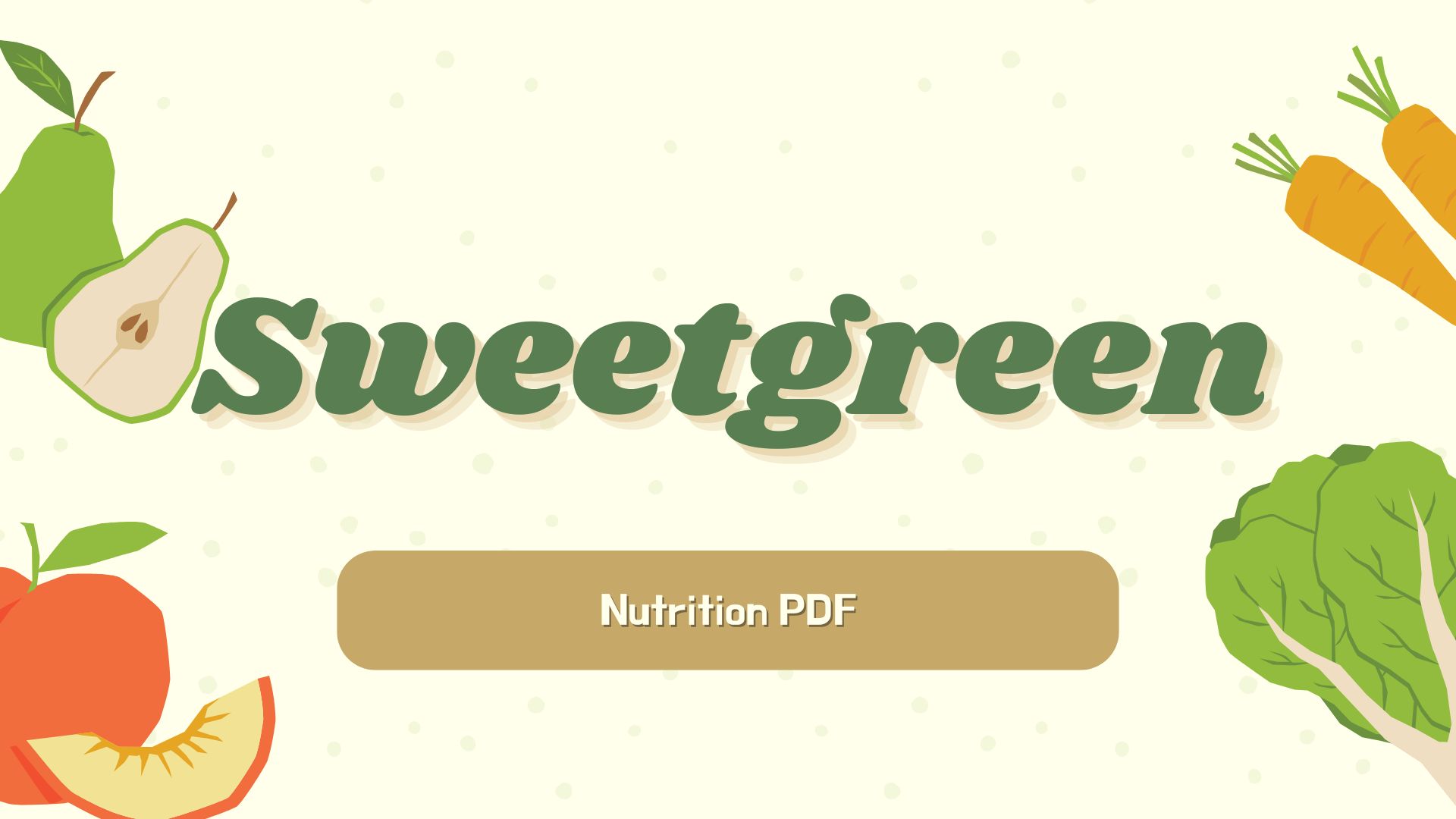 Sweetgreen Nutrition PDF