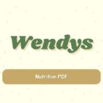 Wendys Nutrition PDF